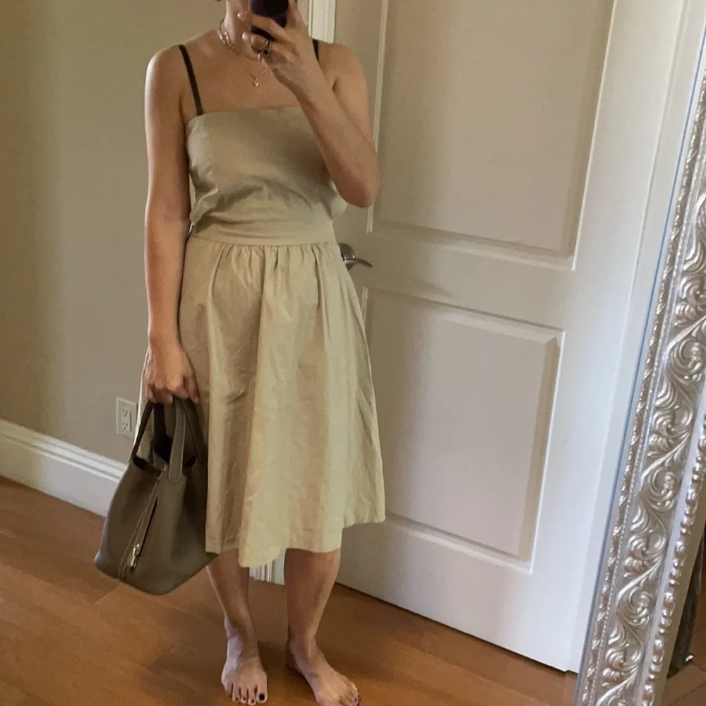 Urban outfitter beige color prom dress a6 - Picture 11 of 12